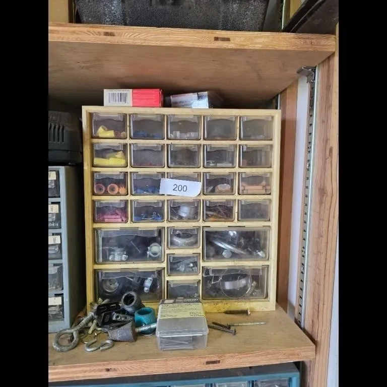 Craftsman Two-Drawer Hardware Organizer Lot with A