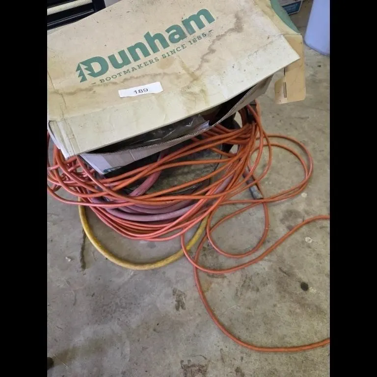 Dunham Industrial Orange Extension Cord Reel