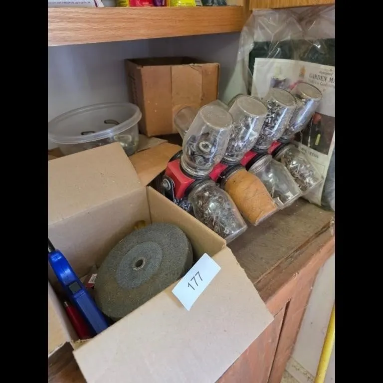 Assorted Hardware and Tools Lot