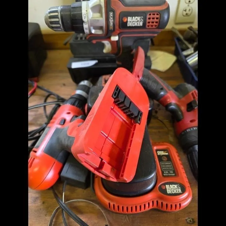 Black Decker Matrix Cordless Drill w Bit Set - Us