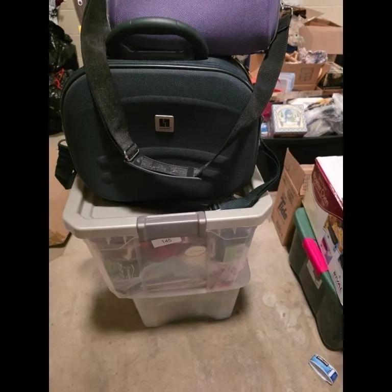 Storage Bin Cosmetic Case Acrylic Blanket Lot
