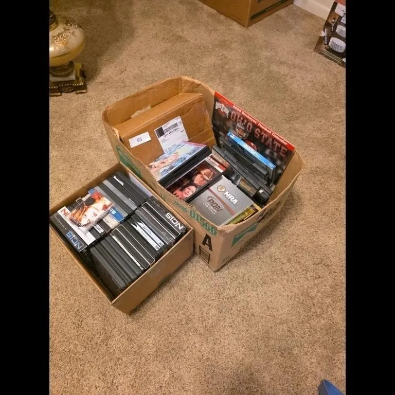 Lot of DVDs and TV Series