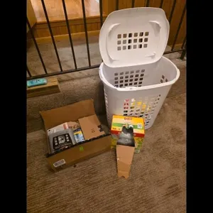 Glad Laundry Basket  Trash Bags White 160ct