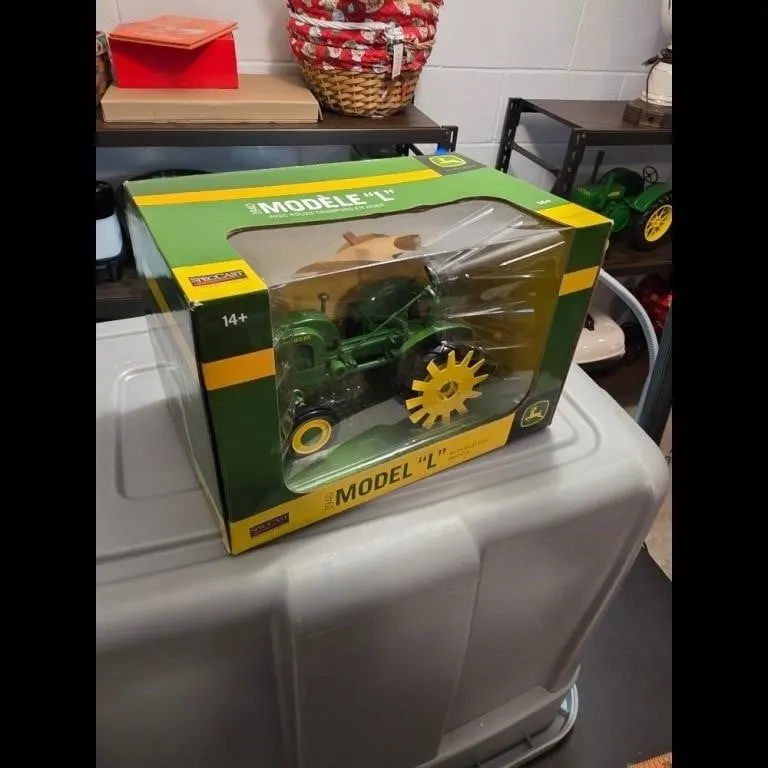 John Deere Model L Tractor Toy in Box