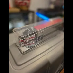 Diecast Semi Truck with Trailer in Display Case