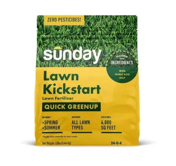 Sunday Lawn Kickstart Granular Fertilizer 12lbs