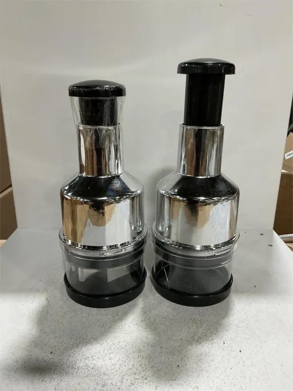 Stainless Steel Manual Food Choppers 2pk