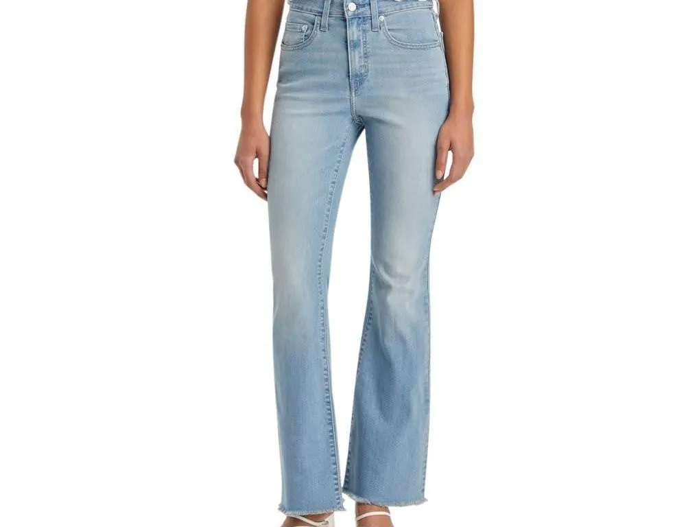 Levis 726 High Rise Flare Jeans Size 33 Regular