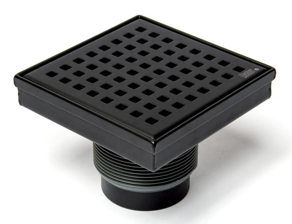 Oatey 4x4in Stainless Steel Square Shower Drain