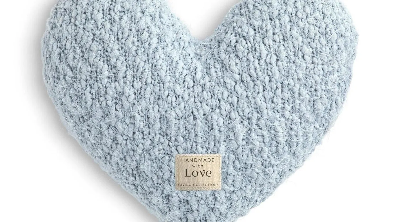 Demdaco Giving Collection Weighted Heart Pillow