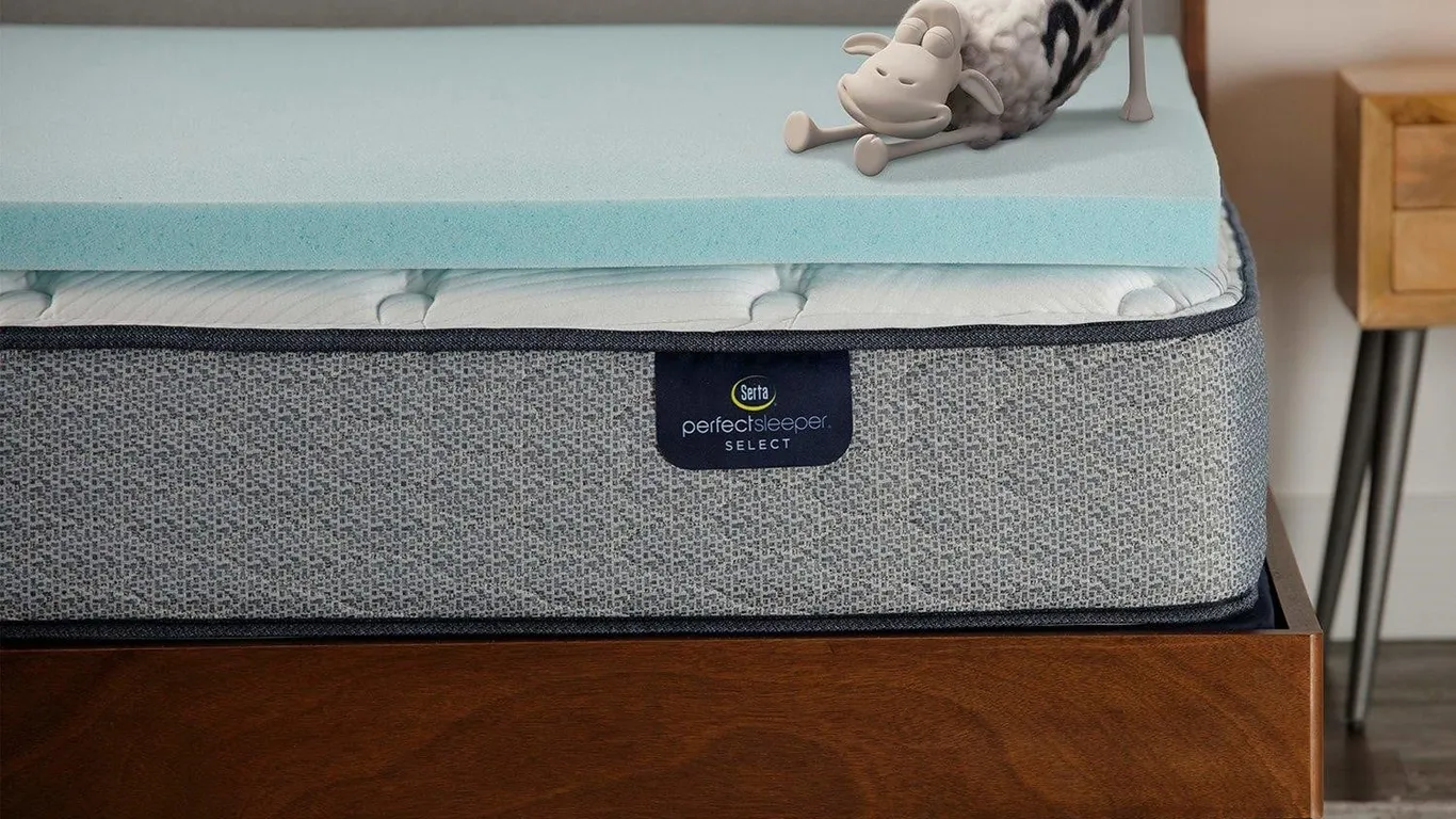 Serta ThermaGel 2-Inch Memory Foam Mattress Topper