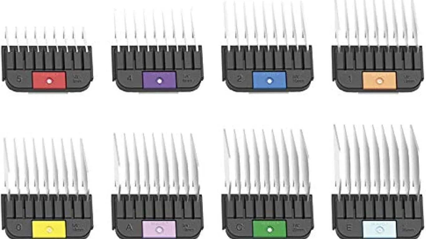 Wahl Pro Animal Stainless Steel Comb Set 8pc