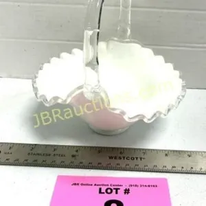 BLOWN GLASS BASKET