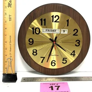 MCM 1972 OFFICE CLOCK WITH DATE