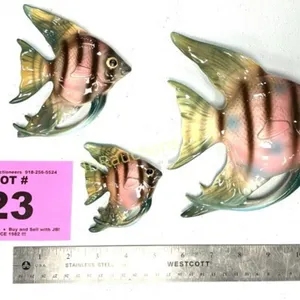 MCM WALL HANGING FISH - ONE FIN TIP IS CHIPPED
