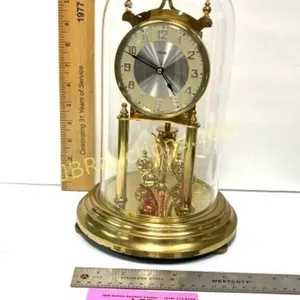 BRASS WEST GERMANY ANNIVERSARY CLOCK