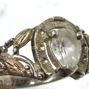 HORSESHOE STER-12K RING