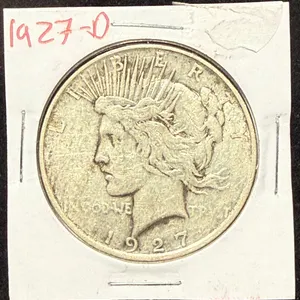 1927-D Peace Dollar
