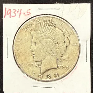 1934-S Peace Dollar