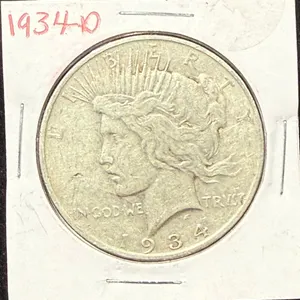 1934-D Peace Dollar