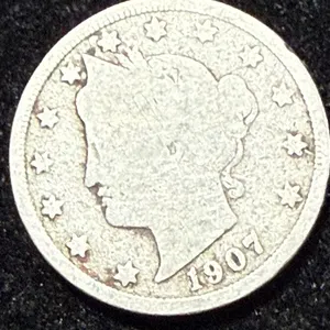 1907 Liberty Head V Nickel