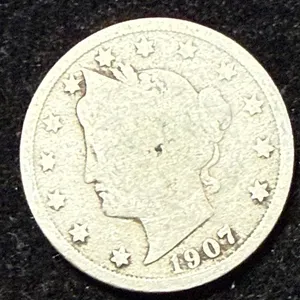 1907 Liberty Head V Nickel