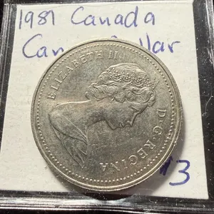 1981 Canada Canoe Dollar