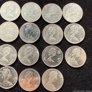 15 Canada Half Dollars ($7.50)