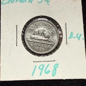 1968 Canada Nickel