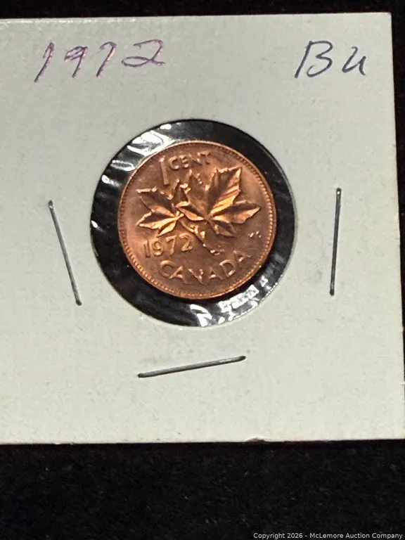 1972 Canada Penny