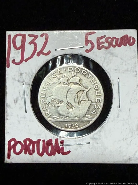 1932 Portugal 5 Escudo