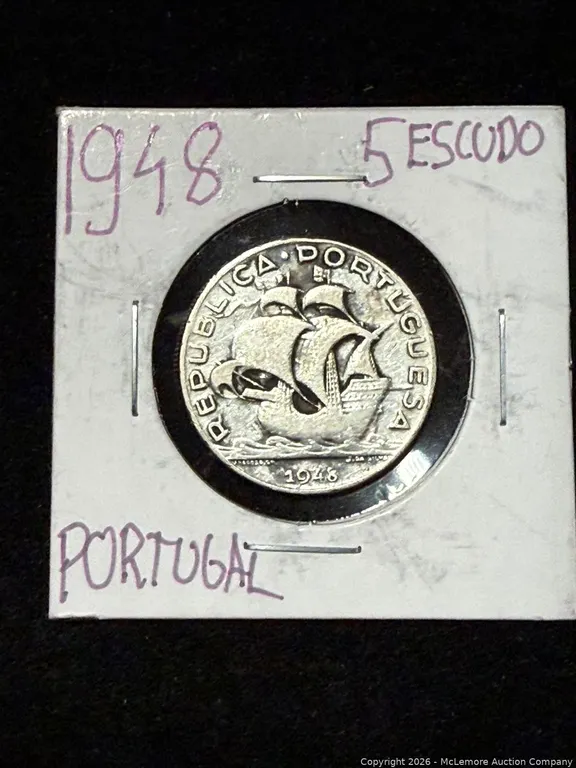 1948 Portugal 5 Escudo