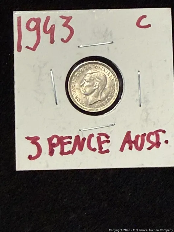 1943 C 3 Pence Australia