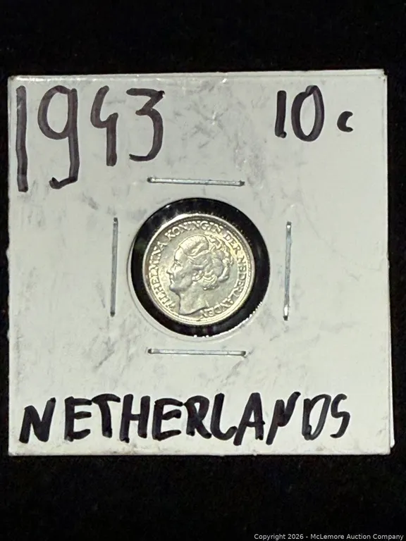 1943 Netherlands 10c