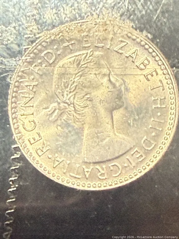 1958 British Sixpence