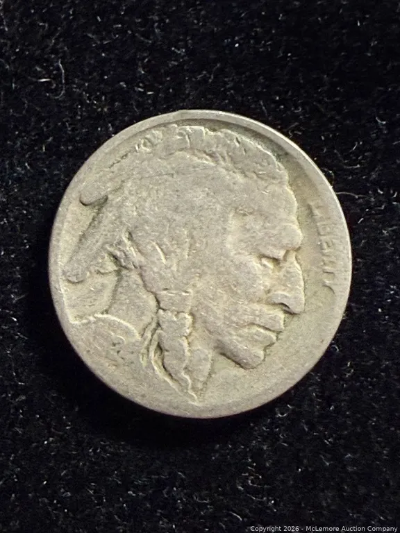 1929 Buffalo Nickel partially obscured date