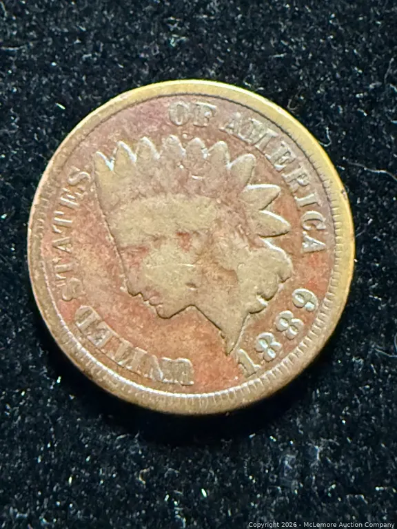 1889 Indian Head Penny