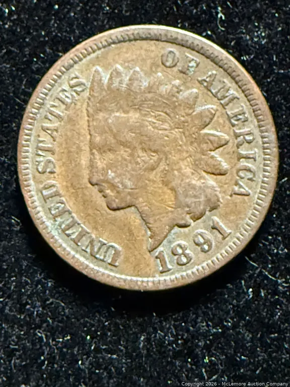 1891 Indian Head Penny