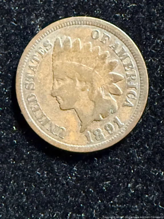 1891 Indian Head Penny