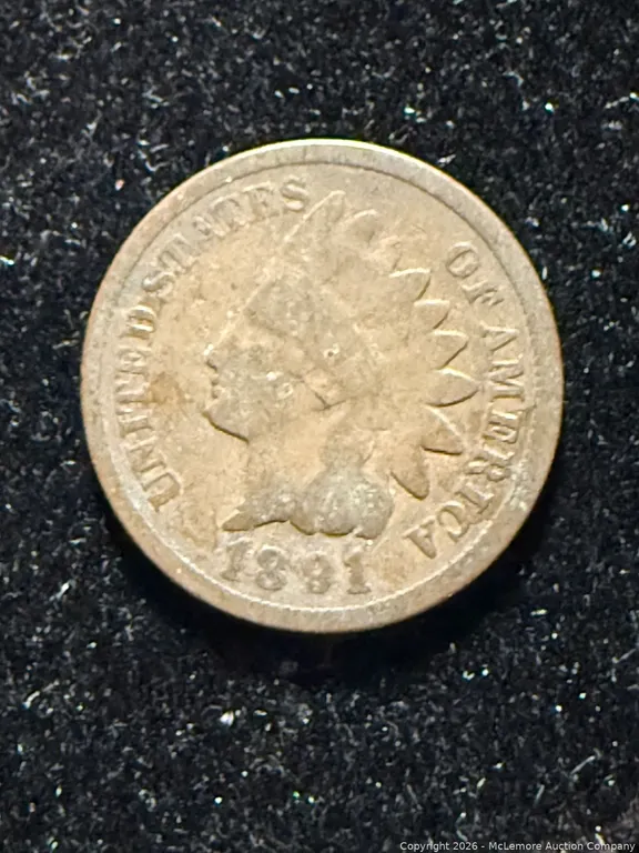 1891 Indian Head Penny