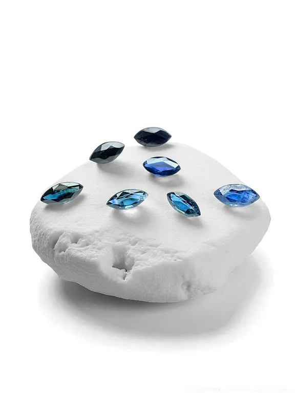 2.30ctw Marquise Cut Blue Sapphire Lot of 7