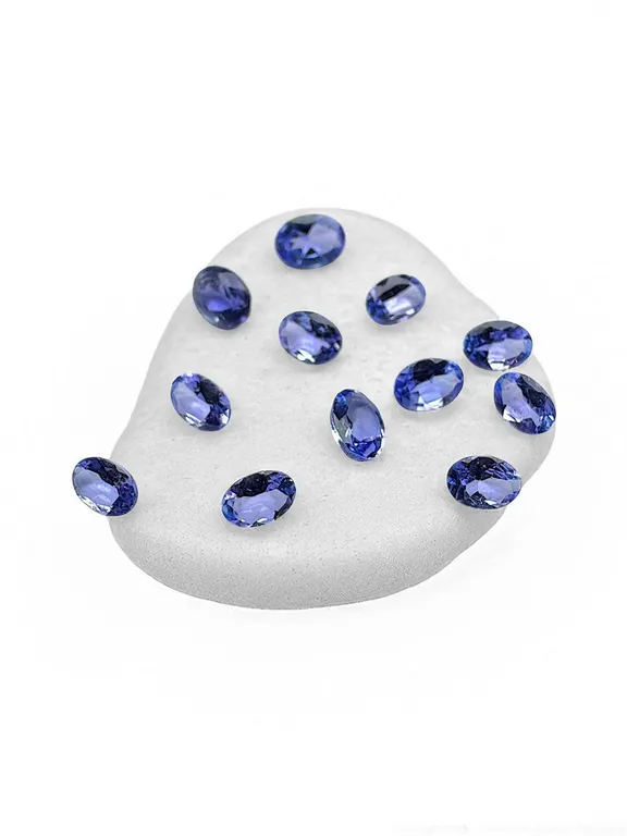1.30ctw Oval Cut Tanzanite Lot of 12