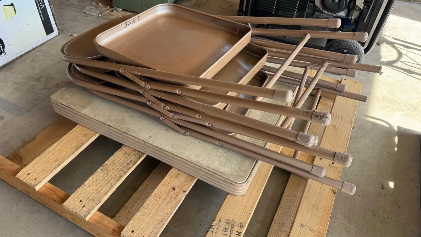 Folding chairs & table