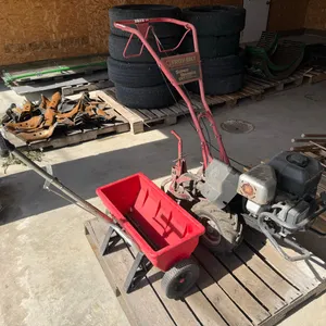 Troy-Bilt Super Bronco CRT 16" garden tiller w/ Riggs & Stratton 6 hp engine & EarthWay seeder/spreader