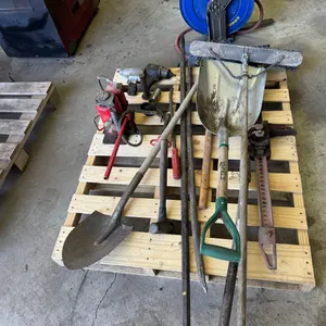 2) Pneumatic impacts w/ Pneumatic bottle jack, handyman jack & assorted yard tools