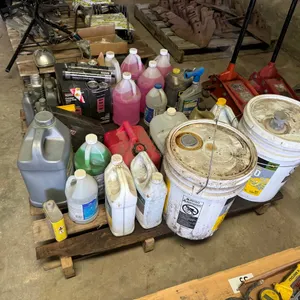 Assorted oil, chemical & grease