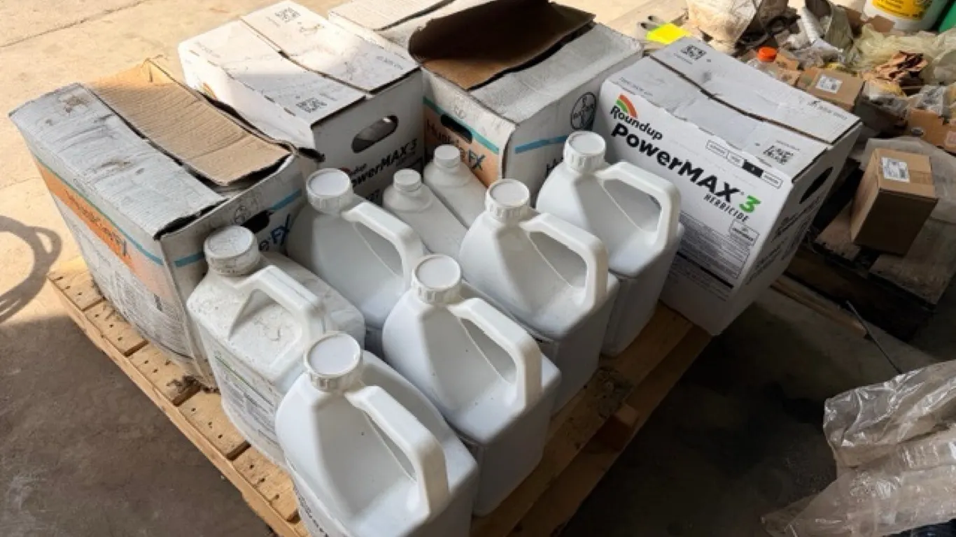 Large quantity of assorted herbicide