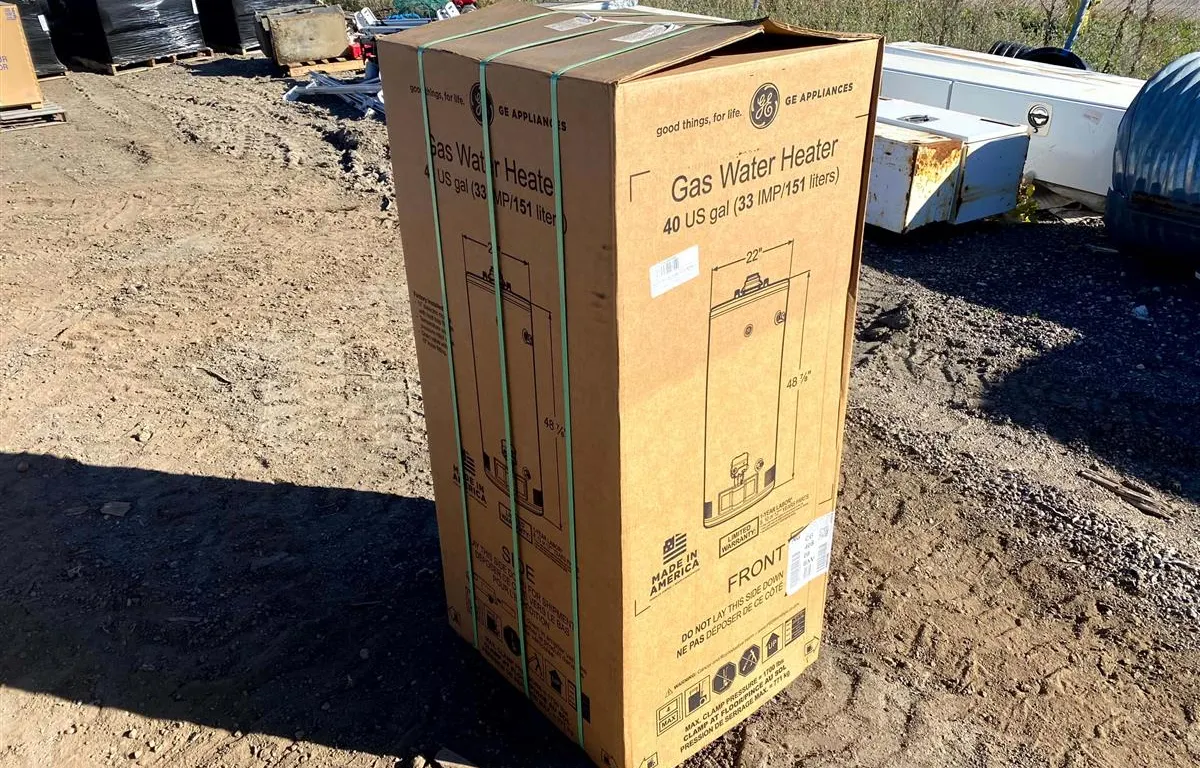 GE CG40S08BXV 40-Gallon Natural Gas Water Heater
UNRESERVED