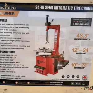 LandHero LHR-TC24 Semi-Automatic Tire Changer
 UNRESERVED