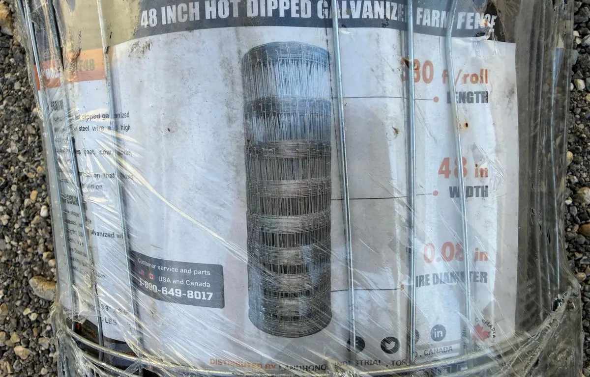LandHonor 48" Hot-Dipped Galvanized Farm Fence
UNRESERVED